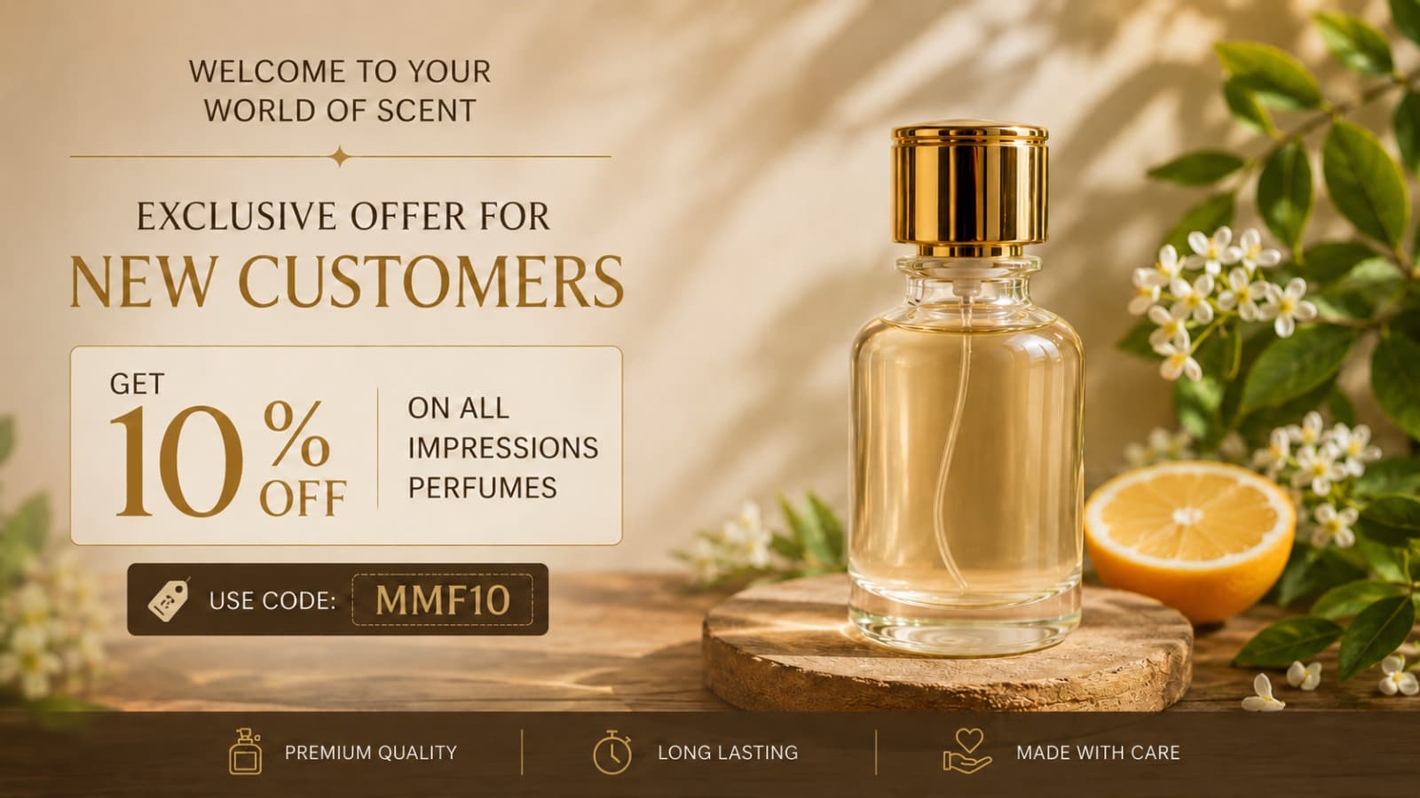 New customer exclusive — ₹199 off all impressions with code MMF10